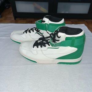 CONTRAST COLOR HIGH TOP SNEAKERS